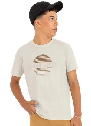 Malwee Kids - Camiseta Los Angeles em Linho Teen Areia - MALWEE KIDS