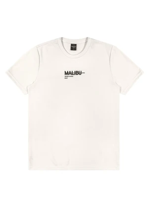 Outlet - Camiseta Malibu Masculino Branco - OUTLET