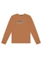 Minty - Camiseta Manga Longa Juvenil em Meia Malha Bege - variação: Camiseta Manga Longa Juvenil em Meia Malha (Marrom