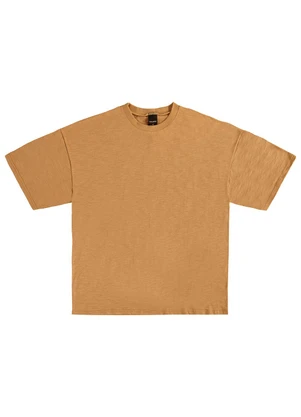 Malwee Kids - Camiseta Oversized Bever Look Back Teen Amarelo M - MALWEE KIDS