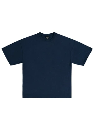 Malwee Kids - Camiseta Oversized Bever Look Back Teen Azul Mari - MALWEE KIDS