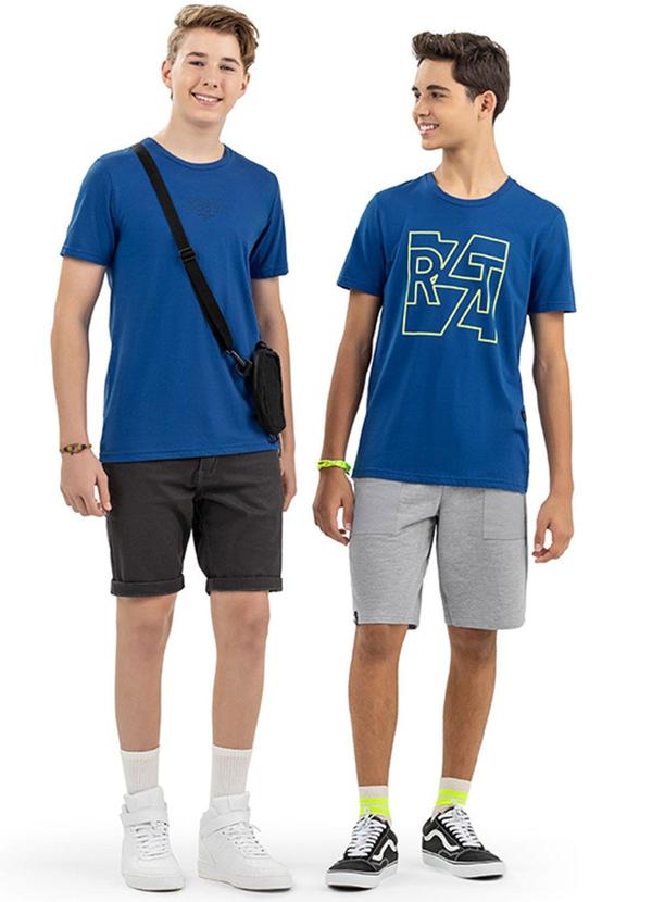 Rezzato - Camiseta Rebel Teen Masculino Azul