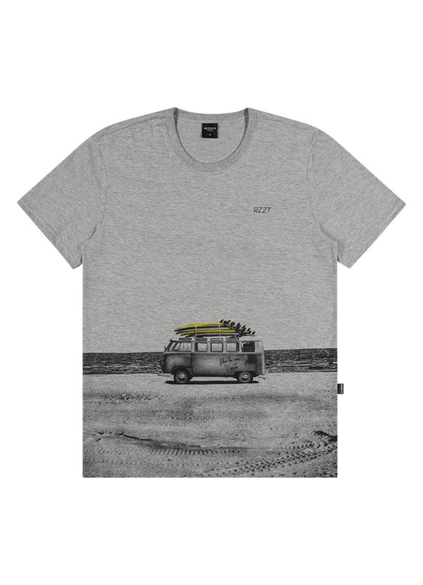 Rezzato - Camiseta Road Trip Masculino Cinza