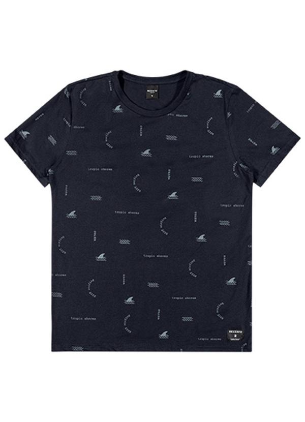 Rezzato - Camiseta Sea Vibes Teen Masculino Azul