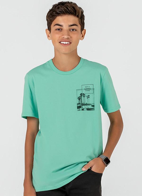 Rezzato - Camiseta Summer Scape Masculino Verde