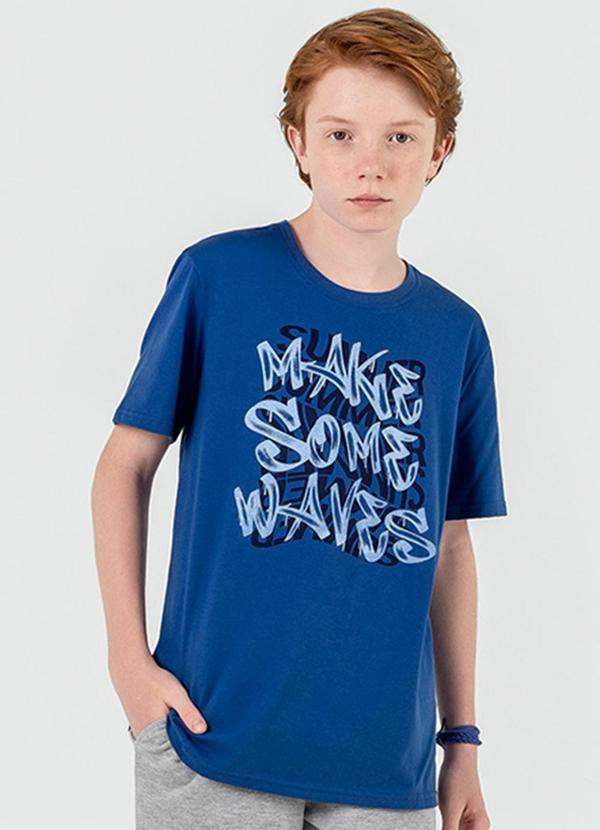Rezzato - Camiseta Summer Waves Masculino Azul