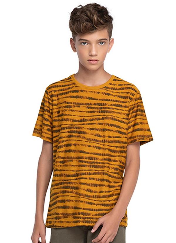 Lemon - Camiseta Teen Menino Marrom