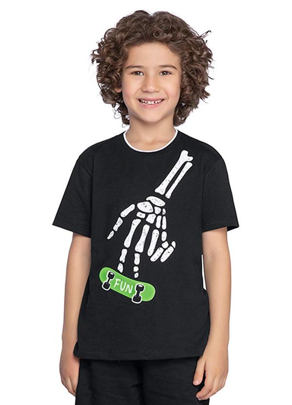 Lemon - Camiseta Teen Menino Preta