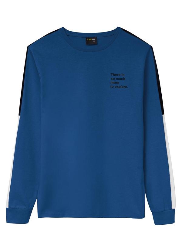 Lemon - Camiseta Teen Menino Azul