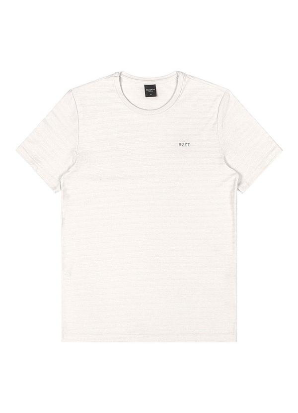 Rezzato - Camiseta Texturizada Lisa Teen Masculino Branco