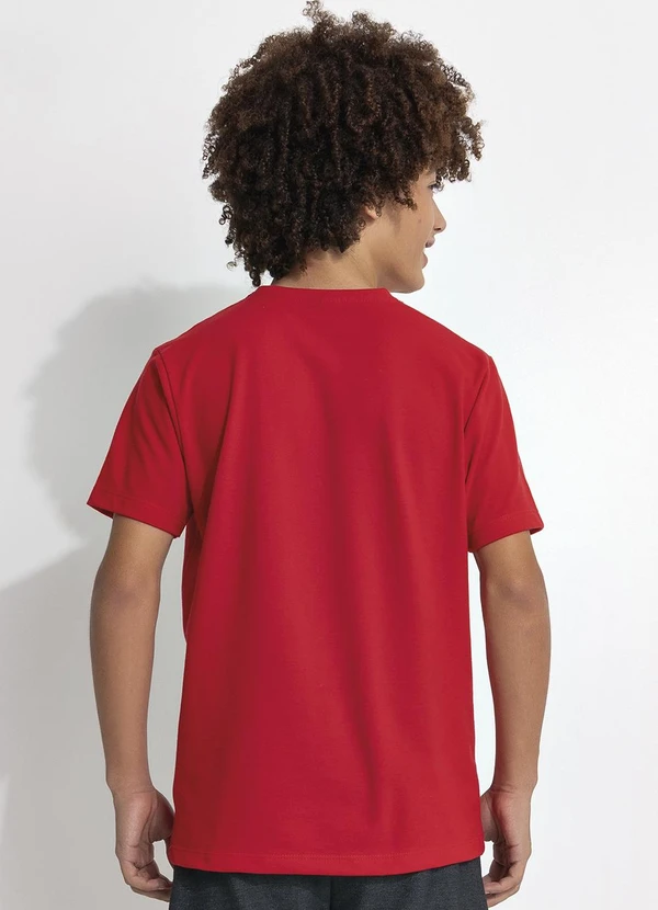 - Camiseta Piquet Vermelho 2
