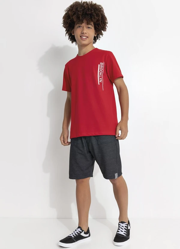 - Camiseta Piquet Vermelho 3