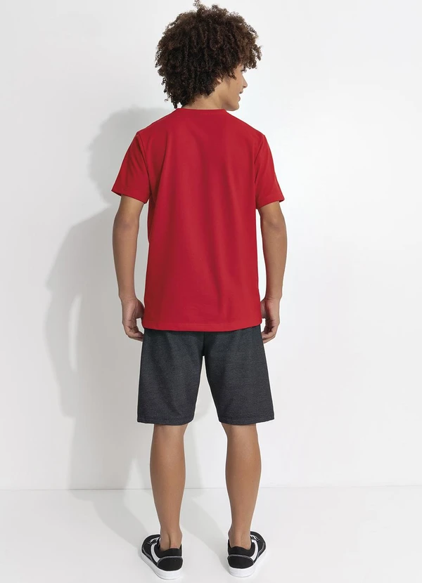 - Camiseta Piquet Vermelho 4