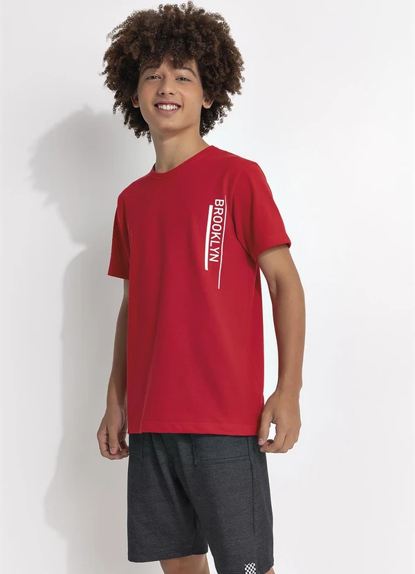 - Camiseta Piquet Vermelho 6