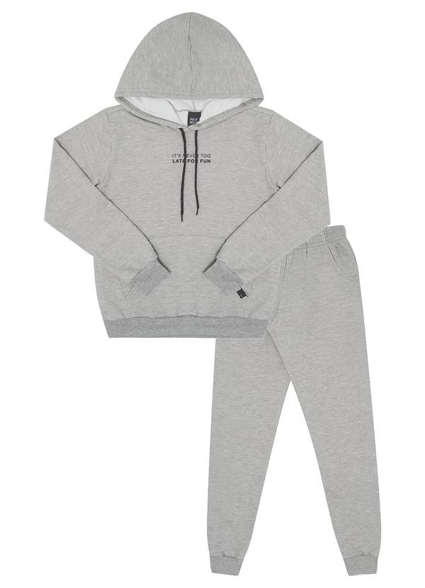 Pulla Bulla - Conjunto Moletom Cinza 2