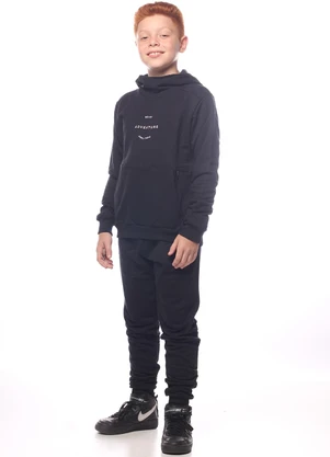 Pulla Bulla - Conjunto Moletom Preto - PULLA BULLA