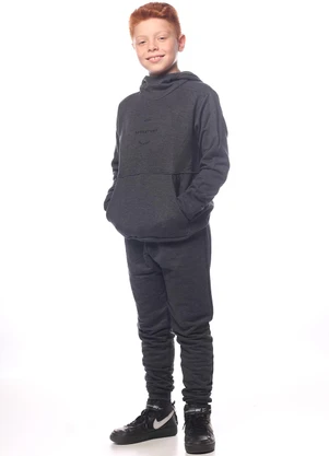 Pulla Bulla - Conjunto Moletom Preto - PULLA BULLA