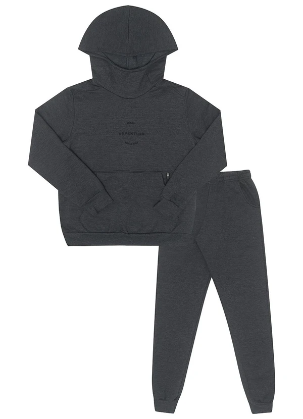 Pulla Bulla - Conjunto Moletom Preto 2