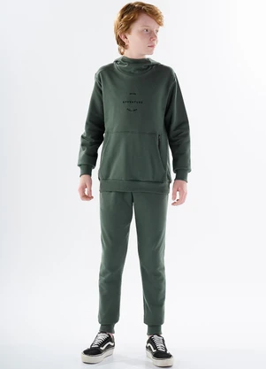 Pulla Bulla - Conjunto Moletom Verde - PULLA BULLA