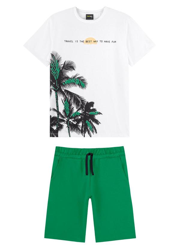 Lemon - Conjunto Teen Menino Branco
