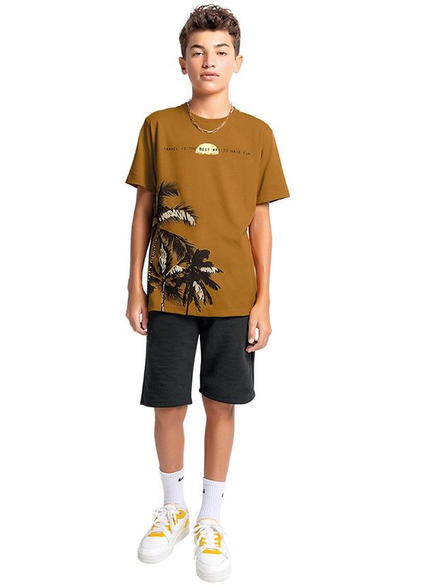 Lemon - Conjunto Teen Masculino Caramelo