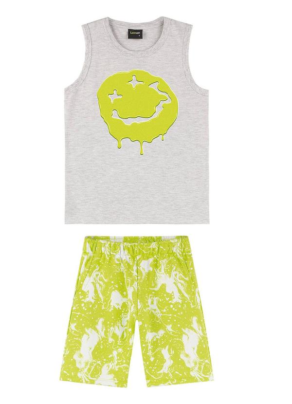 Lemon - Conjunto Teen Menino Cinza