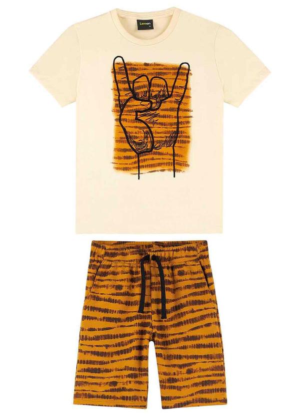 Lemon - Conjunto Teen Menino Marrom