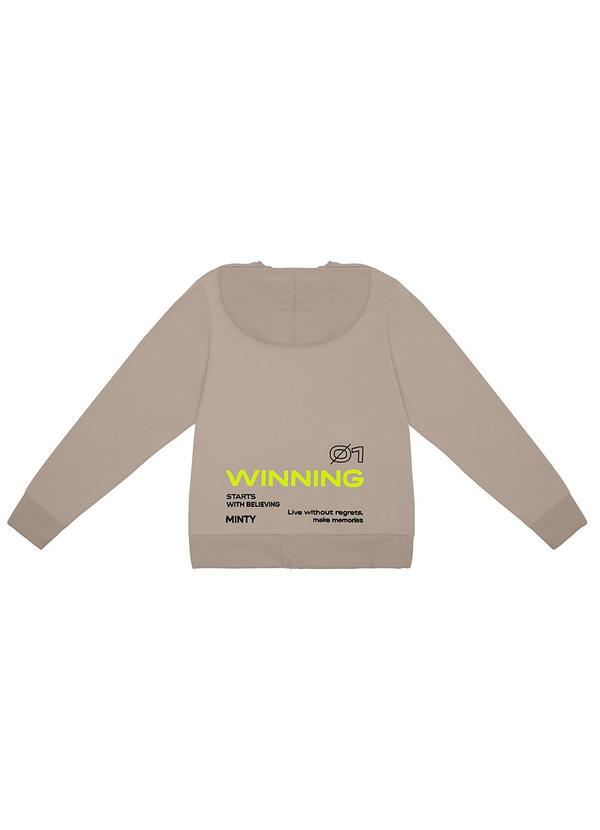 Minty - Jaqueta Juvenil com Capuz Bege 2