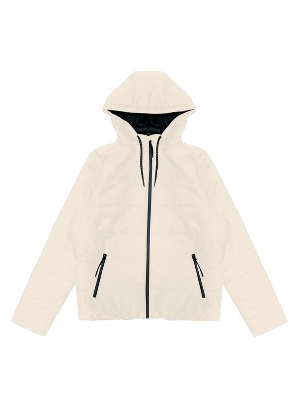 Minty - Jaqueta Juvenil Masculina em Microfibra Bege