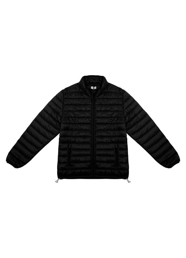 Minty - Jaqueta Juvenil Masculina em Microfibra Preto