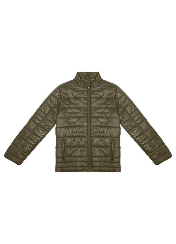 Minty - Jaqueta Juvenil Masculina em Microfibra Verde