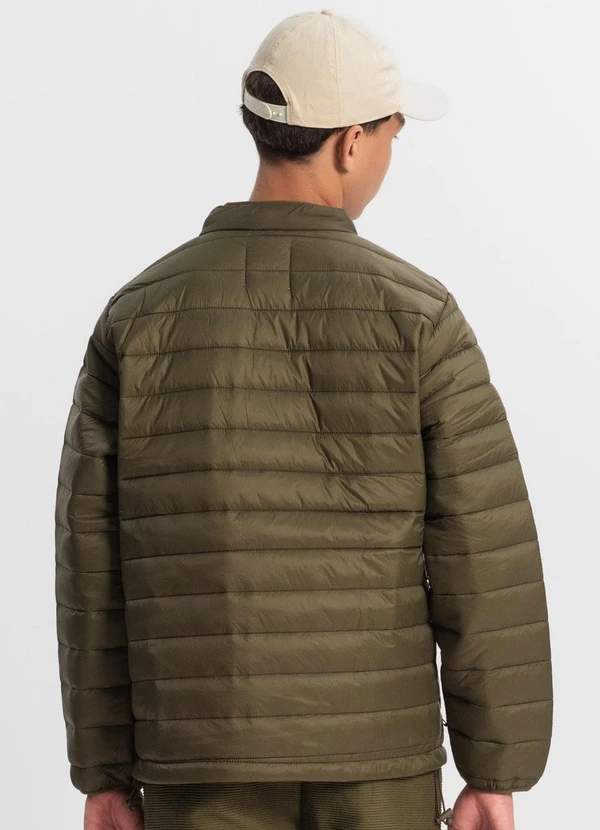 Minty - Jaqueta Juvenil Masculina em Microfibra Verde 2