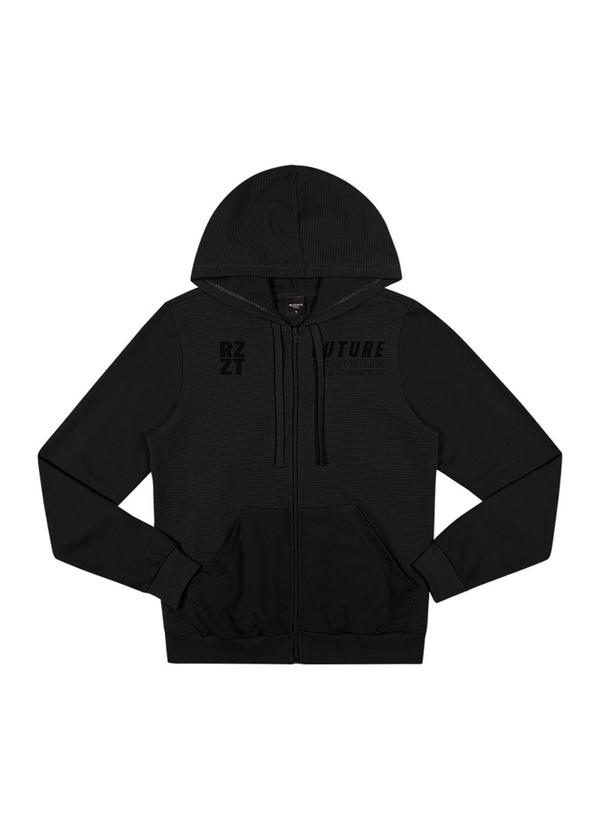 Rezzato - Jaqueta Moletom Estampado Future Masculino Preto