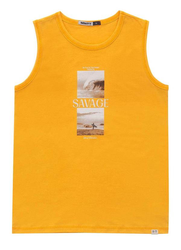 Minty - Regata Juvenil Masculina Amarelo