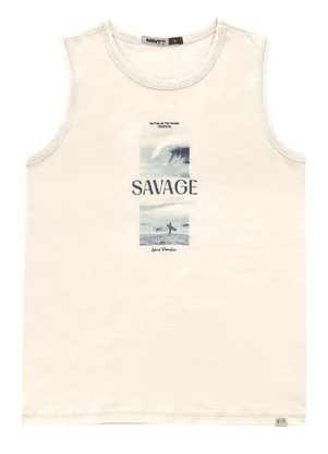 Minty - Regata Juvenil Masculina Bege - MINTY