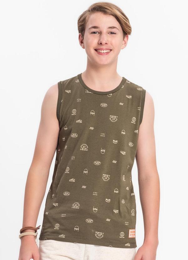 Minty - Regata Juvenil Masculina em Meia Malha Verde