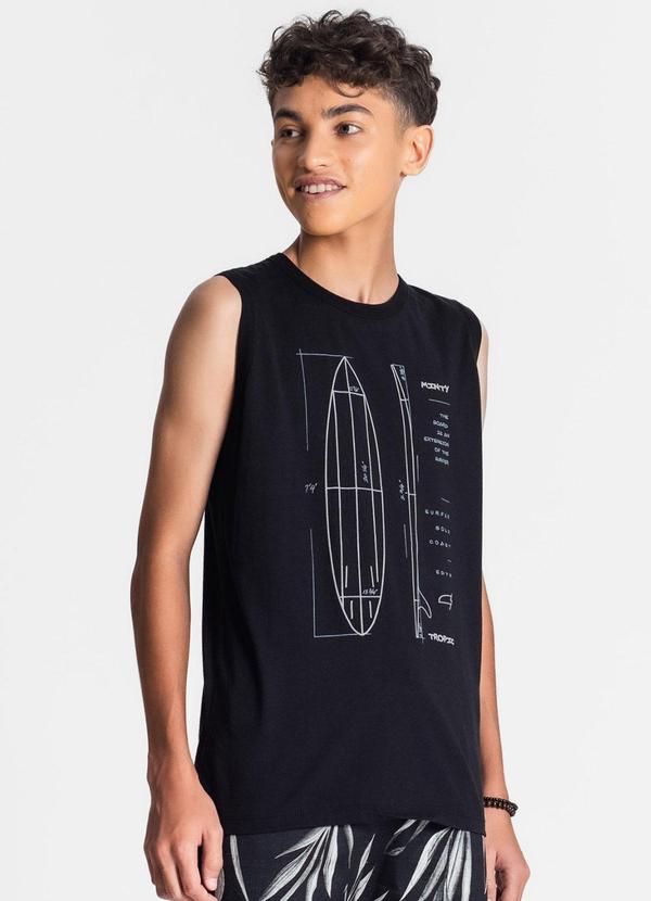 Minty - Regata Juvenil Masculina Preto 4