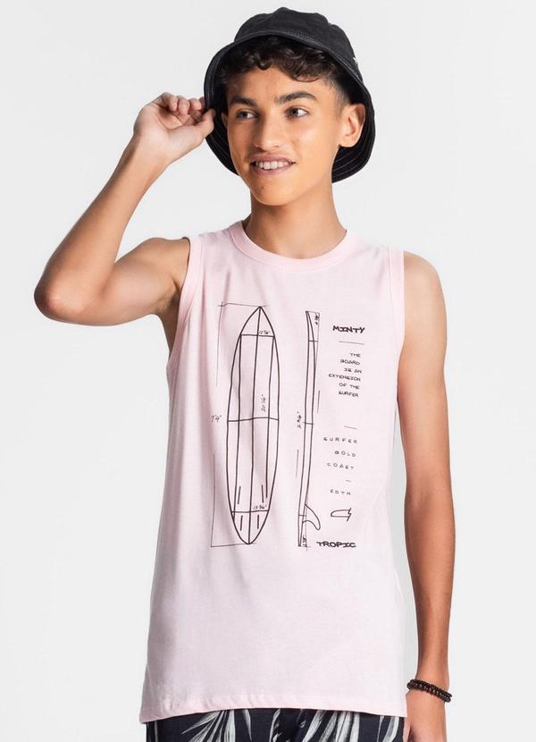 Minty - Regata Juvenil Masculina Rosa