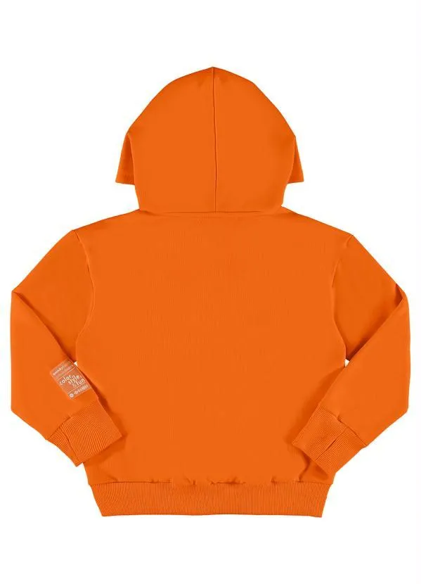 Quimby - Blusão Básico em Moletom Laranja 2