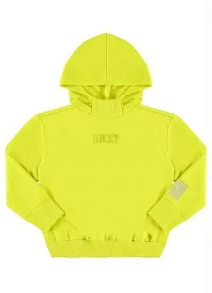 Quimby - Blusão Básico em Moletom Verde - QUIMBY