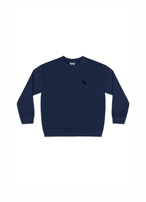 Quimby - Blusão Básico para Menino em Moletom Azul - QUIMBY