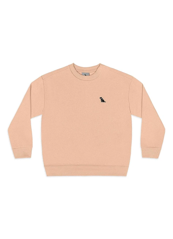 Quimby - Blusão Básico para Menino em Moletom Marrom 3