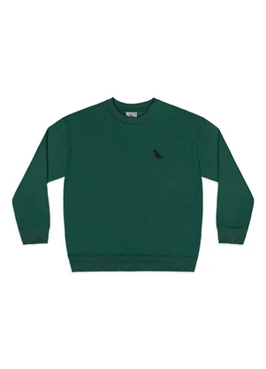 Quimby - Blusão Básico para Menino em Moletom Verde - QUIMBY