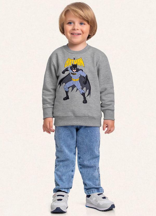 Fakini Kids - Blusão Batman Cinza 3
