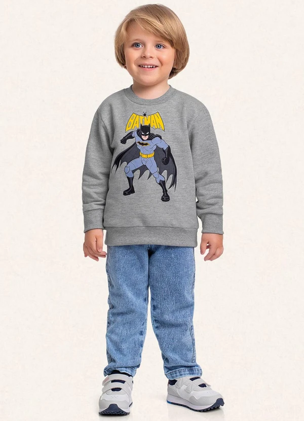 Fakini Kids - Blusão Batman Cinza 3