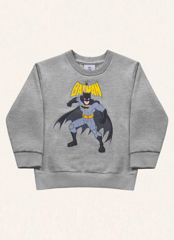 Fakini Kids - Blusão Batman Cinza 4