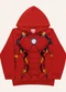 Fakini Kids - Blusão C/Capuz Avengers Vermelho - variação: Vermelho