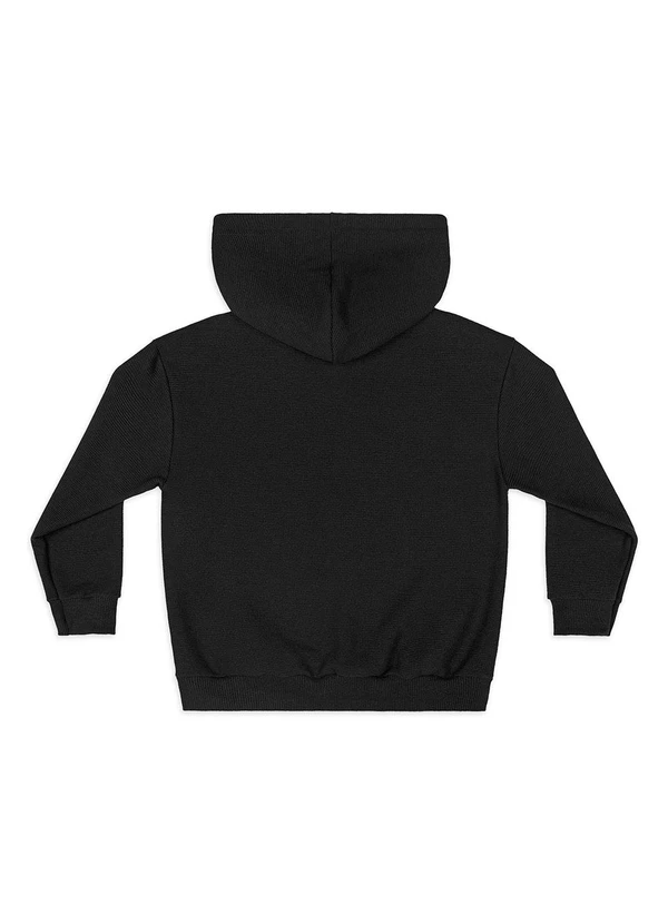 Quimby - Blusão Capuz e Bolso Canguru Preto 6