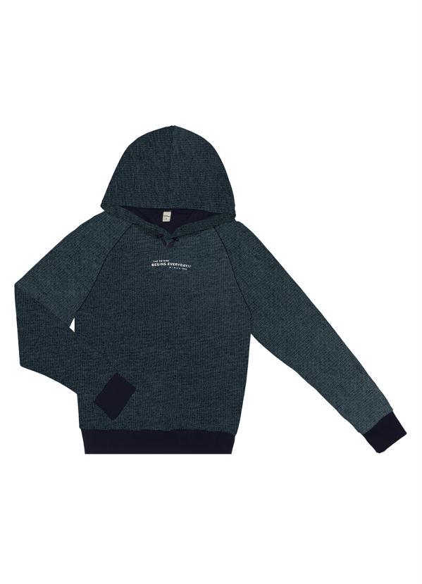 Rovitex Teen - Blusão com Capuz Azul