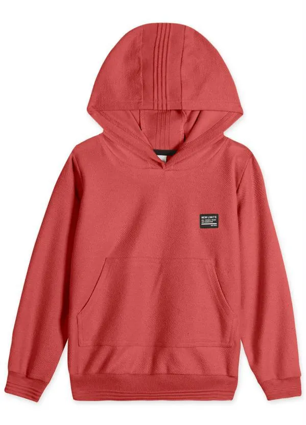 Marisol - Blusão com Capuz Infantil Menino Laranja 3